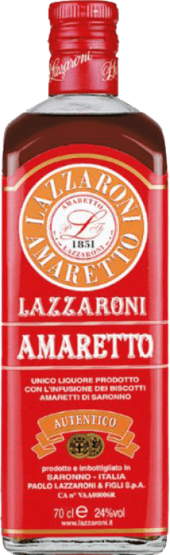 22,95 € Бесплатная доставка | Амаретто Lazzaroni Autentico Италия бутылка 70 cl