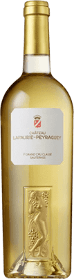 226,95 € Envío gratis | Vino Blanco Château Lafaurie-Peyraguey Gold — Edición Oro, Edición Limitada A.O.C. Sauternes Burdeos Francia Sémillon, Sauvignon Media Botella 37 cl