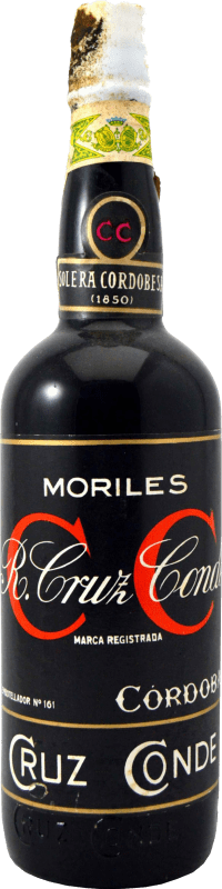 57,95 € Бесплатная доставка | Крепленое вино Cruz Conde Moriles Solera Cordobesa Коллекционный образец 1970-х гг D.O. Montilla-Moriles Испания бутылка 75 cl