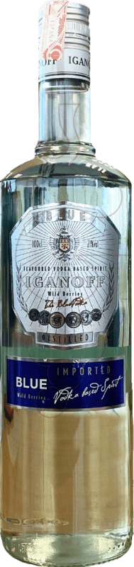 11,95 € Free Shipping | Vodka Jodhpur Iganoff Blue Edition Spain Bottle 1 L
