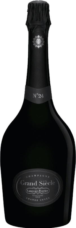 369,95 € Envio grátis | Espumante branco Laurent Perrier G. Siecle Nº 24 Brut Grande Reserva A.O.C. Champagne França Pinot Preto, Chardonnay Garrafa 75 cl