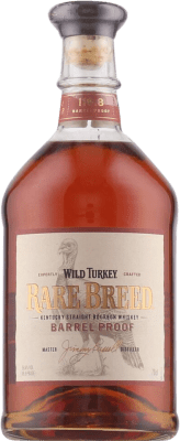 66,95 € Бесплатная доставка | Виски Бурбон Wild Turkey Rare Breed Barrel Proof Кентукки Соединенные Штаты бутылка 1 L