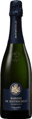 59,95 € Envio grátis | Espumante Branco Barons de Rothschild Concordia Brut — Bruto A.O.C. Champagne França Pinot Noir, Chardonnay 75 cl