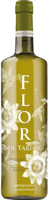 12,95 € Spedizione Gratuita | Vino bianco Volver Tarima Flor Blanco D.O. Alicante Levante Spagna Chardonnay, Merseguera Bottiglia 75 cl