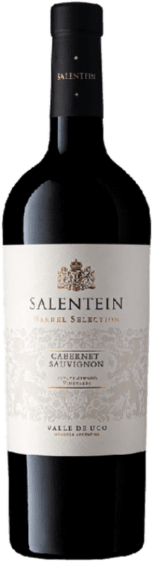 16,95 € Envío gratis | Vino tinto Salentein Barrel Selection I.G. Valle de Uco Valle de Uco Argentina Cabernet Sauvignon Botella 75 cl