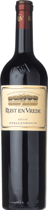 57,95 € 免费送货 | 红葡萄酒 Rust en Vrede I.G. Stellenbosch 斯泰伦博斯 南非 Merlot — 梅洛, Syrah — 西拉, Sauvignon — 苏维浓 75 cl