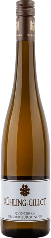 10,95 € Kostenloser Versand | Weißwein Kühling-Gillot Qvinterra Q.b.A. Rheinhessen Rheinland-Pfalz Deutschland Pinot Gris — Grauburgunder Eco — Biologisch 75 cl