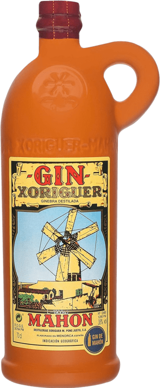 25,95 € Envío gratis | Ginebra Xoriguer Mahon Botella 70 cl