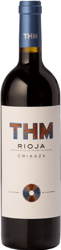 16,95 € 送料無料 | 赤ワイン Tihom THM Crianza — クリアンサ D.O.Ca. Rioja ラ・リオハ スペイン Tempranillo — テンプラニーリョ, Garnacha — グルナッシュ, Graciano — グラシアーノ, Mazuelo — マスエロ, Cariñena — カリニャン 75 cl
