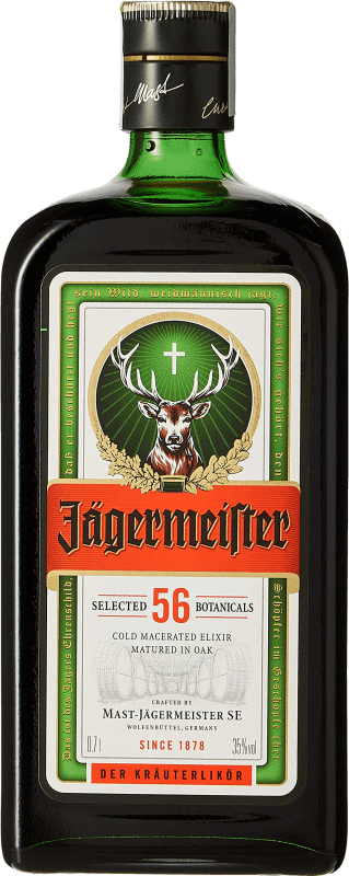 44,95 € Free Shipping | 3 units box Herbal Liqueur Mast Jägermeister Germany 70 cl