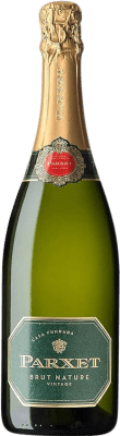 137,95 € Free Shipping | 12 units box White Sparkling Wine Parxet Brut Nature Reserve — Aged D.O. Cava Catalonia Spain Macabeo, Parellada, Pansa 75 cl