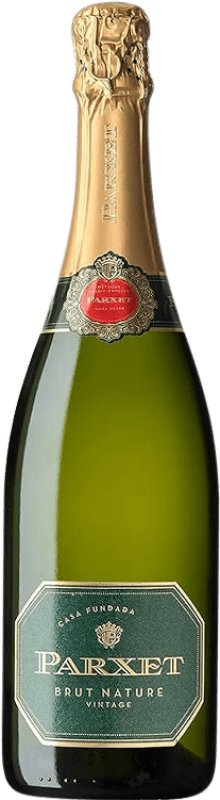 163,95 € Envío gratis | Caja de 12 unidades Espumoso blanco Parxet Brut Nature Reserva D.O. Cava Cataluña España Macabeo, Parellada, Pansa Blanca Botella 75 cl