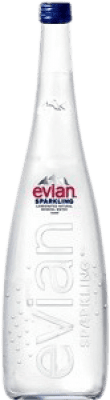 34,95 € Бесплатная доставка | Коробка из 20 единиц Вода Evian Frizzante — Слабо игристое, Mineral Natural — Природная минеральная Франция Бутылка на треть 33 cl