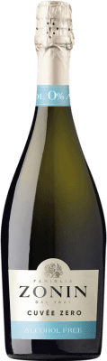14,95 € Kostenloser Versand | Weißer Sekt Zonin Cuvée Zero Italien Flasche 75 cl Alkoholfrei