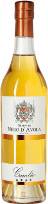 36,95 € Free Shipping | Grappa Berta Cambio Cascina Nero d'Avola della Francesca Piemonte Italy Nero d'Avola Medium Bottle 50 cl