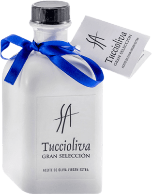 8,95 € 送料無料 | オリーブオイル Tuccioliva Guala White — ホワイトエディション, セレクション, EVOO エキストラバージン Jaén スペイン 小瓶 25 cl