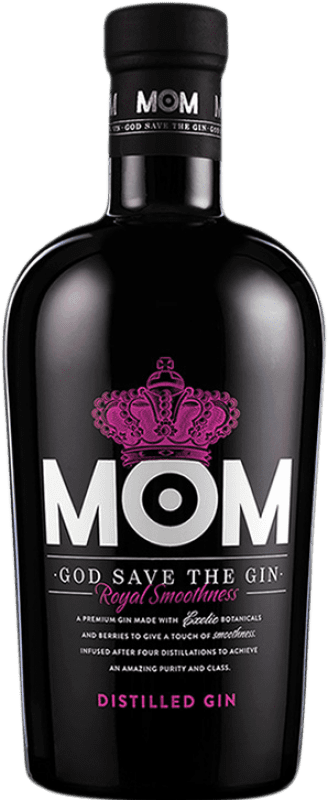 33,95 € Envio grátis | Genever Gin Royal Smoothness MOM God Save the Gin Reino Unido 1 L Botanicals — Botânicos, Red Berries — Frutos Vermelhos