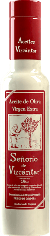 81,95 € Free Shipping | 12 units box Olive Oil Vizcántar Athena Señorío de Vizcántar Selection, Special, EVOO Extra Virgin D.O.P. Priego de Córdoba Córdoba Spain Small Bottle 25 cl