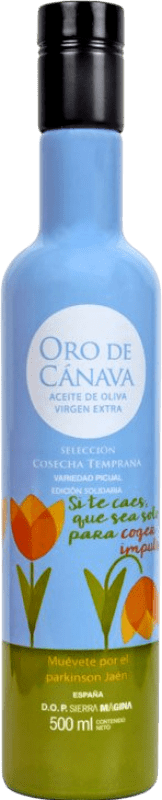 16,95 € 送料無料 | オリーブオイル Ntra. Sra. de los Remedios Oro de Cánava Edición Solidaria Premium — プレミアム, Cosecha Temprana — 早摘み, EVOO エキストラバージン D.O. Sierra Mágina Jaén スペイン Picual — ピクアル ミディアムボトル 50 cl