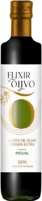 19,95 € Kostenloser Versand | Olivenöl Elixir de Olivo Premium, E-NOL Extra Nativ Jaén Spanien Picual Medium-Flasche 50 cl Glas