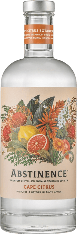 29,95 € Envio grátis | Licores Abstinence Cape Western Cape South Coast África do Sul Garrafa Medium 50 cl Citrus — Cítricos Sem Álcool