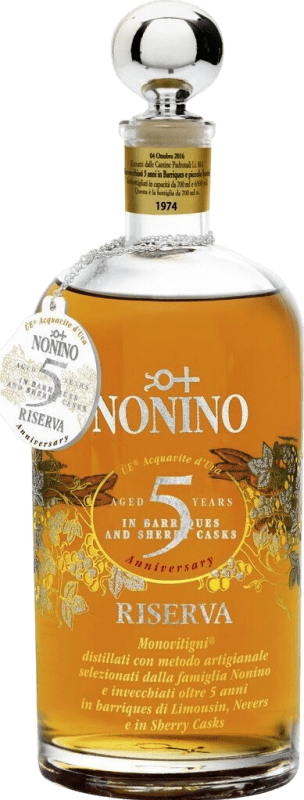 103,95 € 送料無料 | アクアヴィット Nonino Ùe Special Anniversary Edition — 特別記念版, Barrel — 樽 レセルバ フリウリ - ヴェネツィアジュリア イタリア 5 年 70 cl