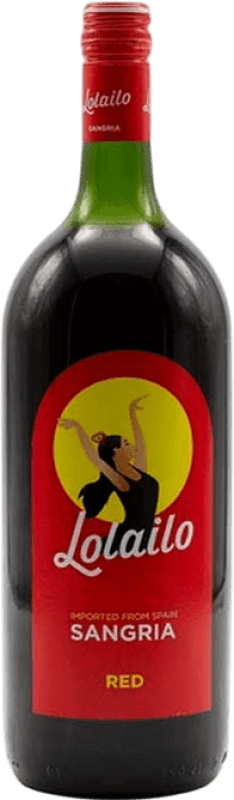 64,95 € 免费送货 | 盒装12个 桑格利亚和葡萄酒柠檬水 Sanviver Zarro Lolailo 马德里社区 西班牙 75 cl