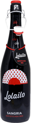 103,95 € Free Shipping | 12 units box Sangria Wine Lemonade Sanviver Zarro Lolailo Sofisticada Red Edition Madrid's community Spain 75 cl
