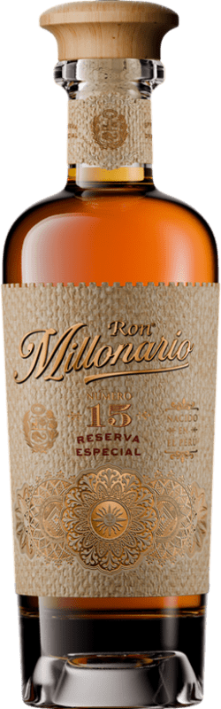 54,95 € Бесплатная доставка | Ром Rossi & Rossi Millonario Особый Резерва Перу 15 Лет 70 cl