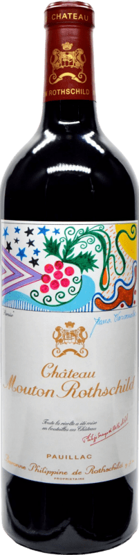 753,95 € Бесплатная доставка | Красное вино Château Mouton-Rothschild A.O.C. Pauillac Бордо Франция Merlot — Мерло, Cabernet Sauvignon — Каберне Совиньон, Cabernet Franc — Каберне Фран, Petit Verdot 75 cl