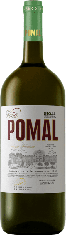 19,95 € 送料無料 | 白ワイン Bodegas Bilbaínas Viña Pomal D.O.Ca. Rioja ラ・リオハ スペイン Viura — ヴィウラ, Malvasia — マルヴァジア マグナムボトル 1,5 L