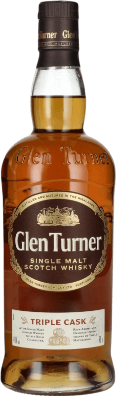 19,95 € Spedizione Gratuita | Whisky Single Malt Bardinet Glen Turner Triple Cask — Tripla Botte Riserva Regno Unito 70 cl